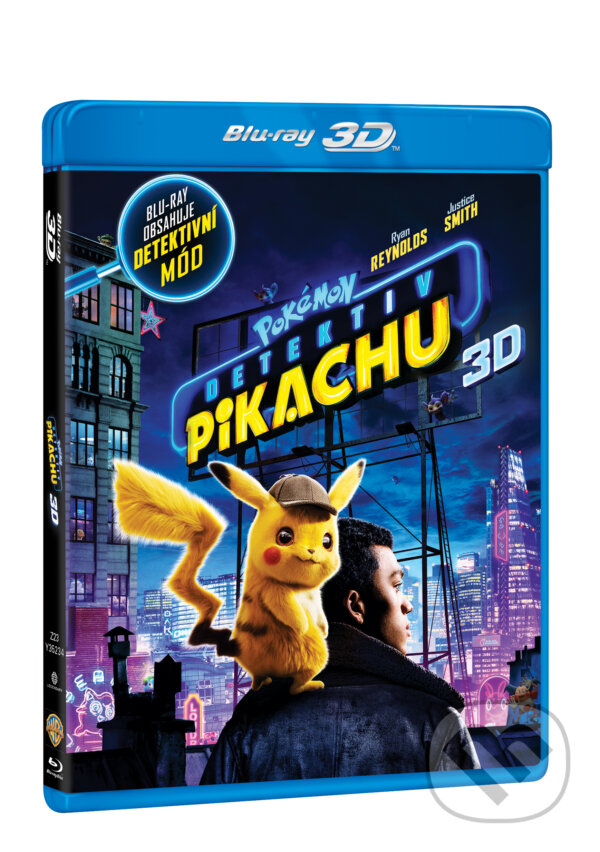 Levně Pokémon: Detektiv PikachPokémon: Detektiv Pikachu 3Du (3D+2D) - film z kategorie Dobrodružné komédie