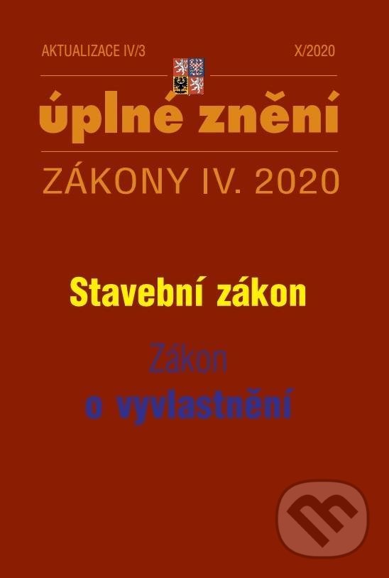 Levně Aktualizace IV/3 2020 Stavební zákon, Zákon o vyvlastnění