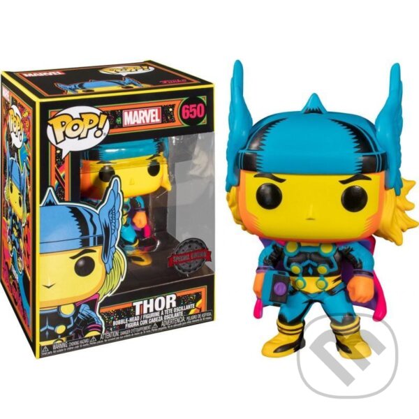 Levně Funko POP Marvel: Black Light  - Thor