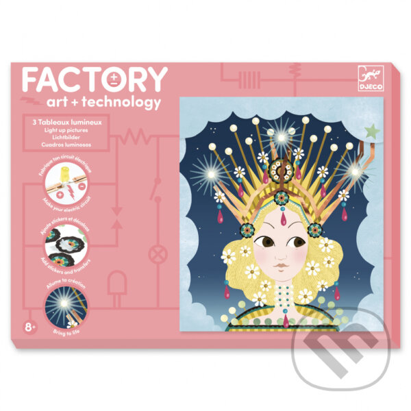 Spoločenská hra: Factory: Svietiace obrázky – Tiary (Djeco). Djeco, 2020