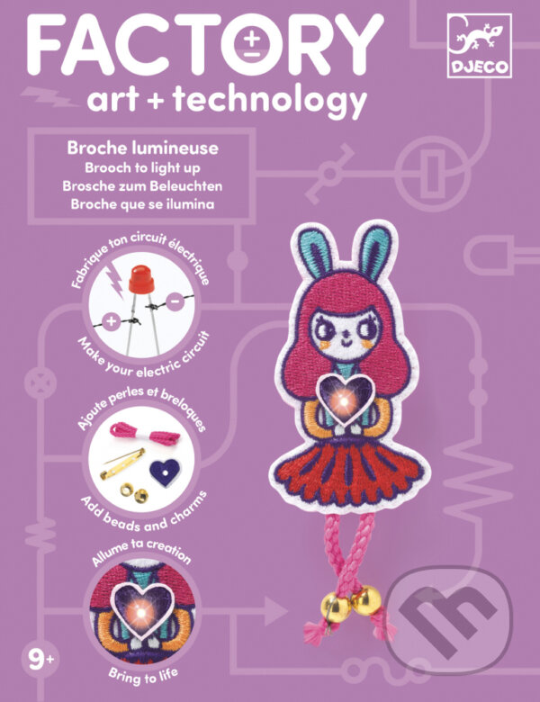 Spoločenská hra: Factory: Brošňa – Bunny girl (Djeco). Djeco, 2020