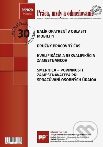 Levně Práca, mzdy a odmeňovanie 9/2020