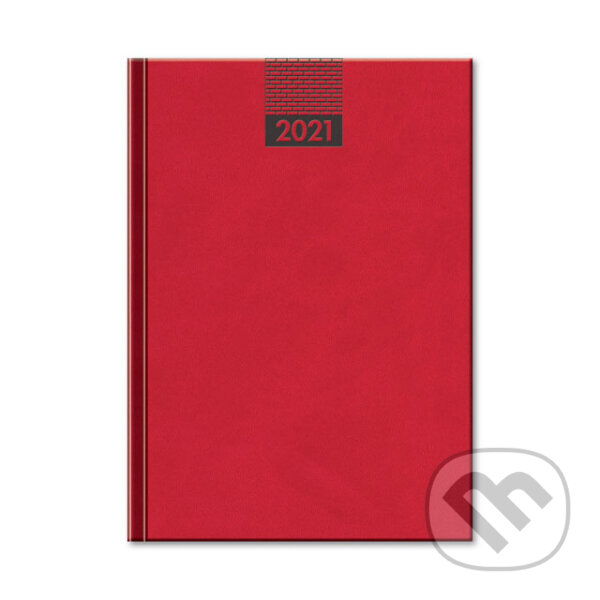 Diár Venetia 2021 červený, Spektrum grafik, 2020
