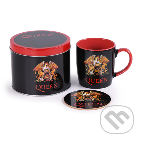 Levně Darčekový set v plechovej krabičke Queen: Logo