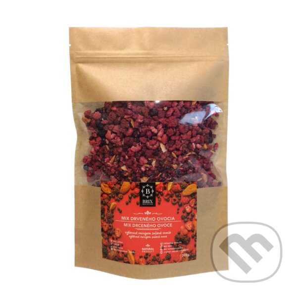 Levně Drvené mrazom sušené ovocie 200g (mix 8 druhov)