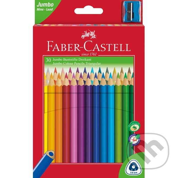 Levně Pastelky Junior grip set 30 farebné