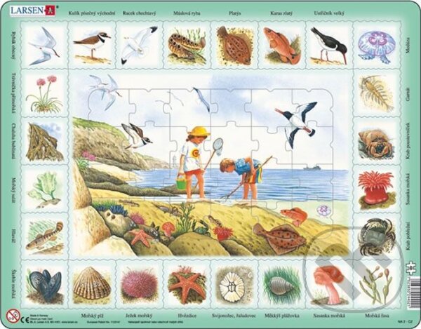 Levně Puzzle MAXI - Život u moře - puzzle z kategorie 15 – 60 dielikov