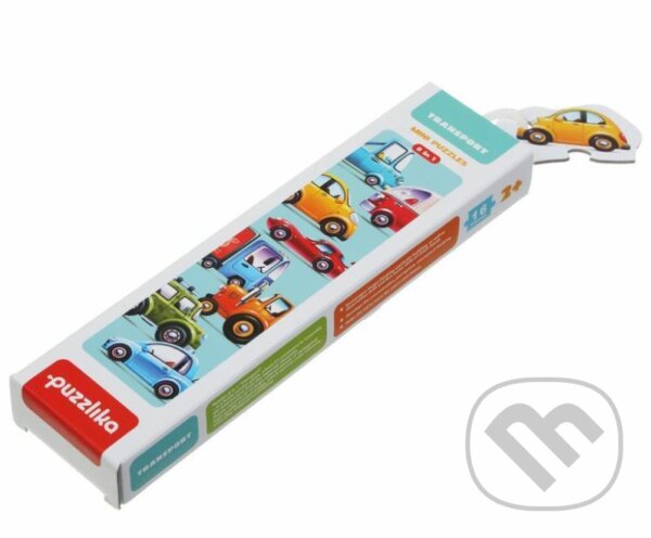 Levně Puzzlika 15245: Dopravní prostředky - puzzle 8 dopravních prostředků 16 dílků - puzzle z kategorie Maxi dieliky
