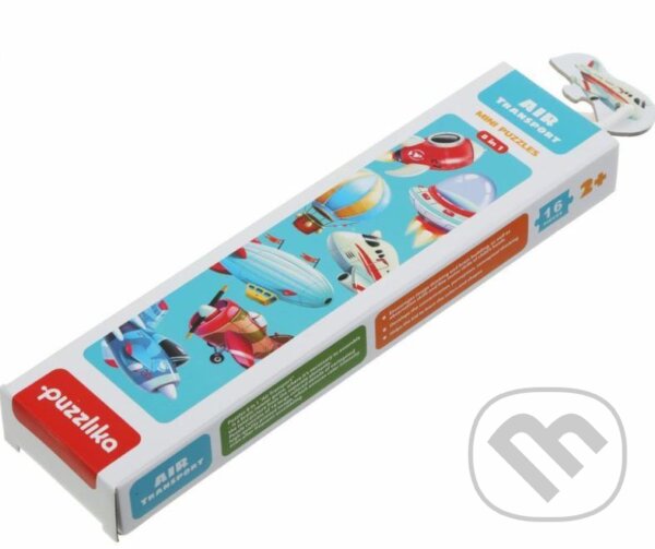 Levně Puzzlika 15283: Letecká doprava - puzzle 8 dopravních prostředků 16 dílků - puzzle z kategorie Maxi dieliky