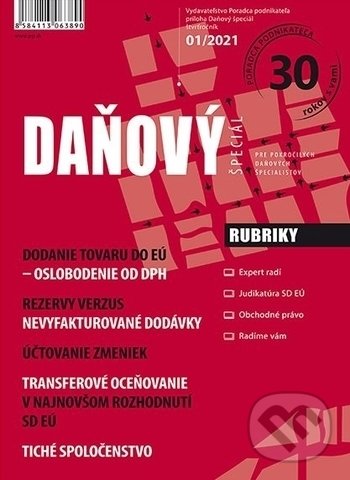 Levně Daňový špeciál 1/2021