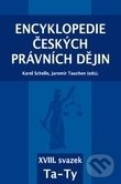 Levně Encyklopedie českých právních dějin, XVIII. svazek Ta - Ty - kniha z kategorie História