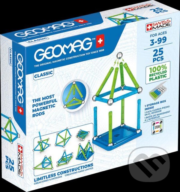 Levně Geomag Classic 25 dílků - hra z kategorie Stavebnice