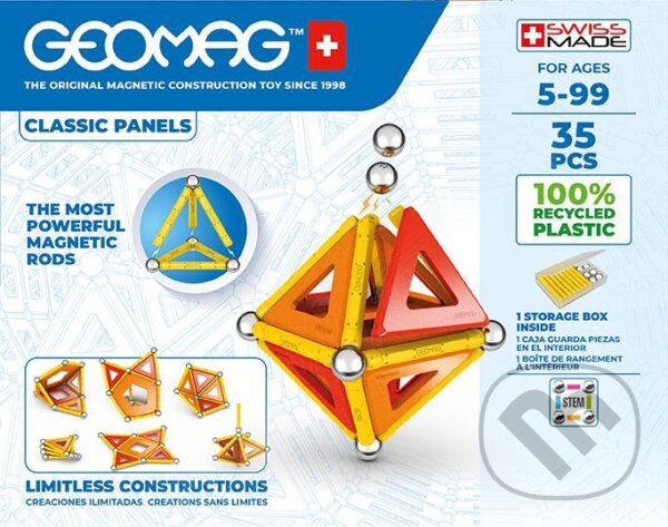 Levně Geomag Classic Panels 35 dílků - hra z kategorie Stavebnice