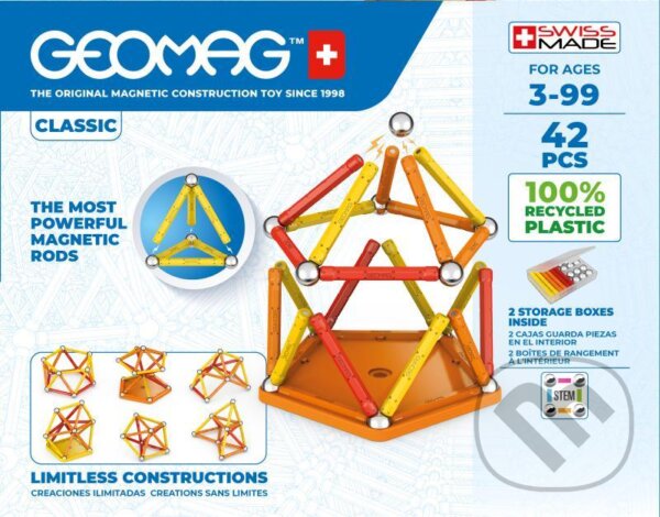 Levně Geomag Classic 42 dílků - hra z kategorie Stavebnice
