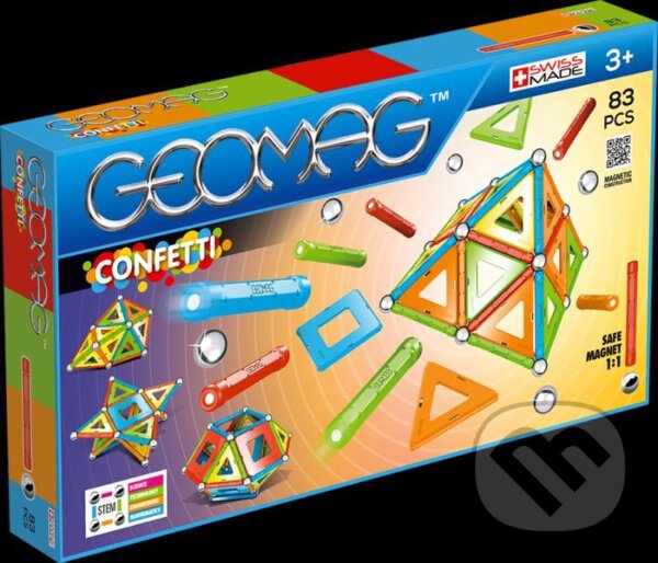 Levně Geomag Confetti 83 dílků - hra z kategorie Stavebnice