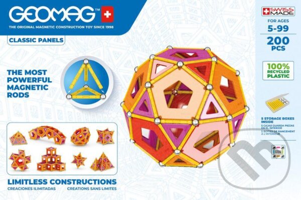 Levně Geomag Classic Panels 200 dílků - hra z kategorie Stavebnice