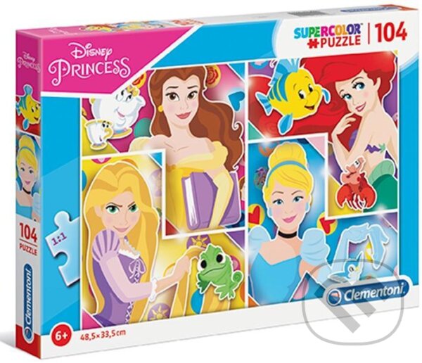 Levně Supercolor Princezny - puzzle z kategorie Disney
