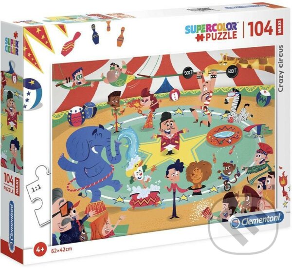 Levně Maxi Crazy Circus - puzzle z kategorie 60 – 300 dielikov