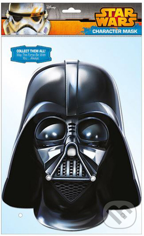 Papierová maska na tvár Star Wars: Darth Vader, , 2016