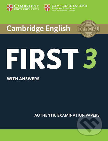 Levně Cambridge English First 3 Student´s Book with Answers - kniha z kategorie Jazykové učebnice a slovníky