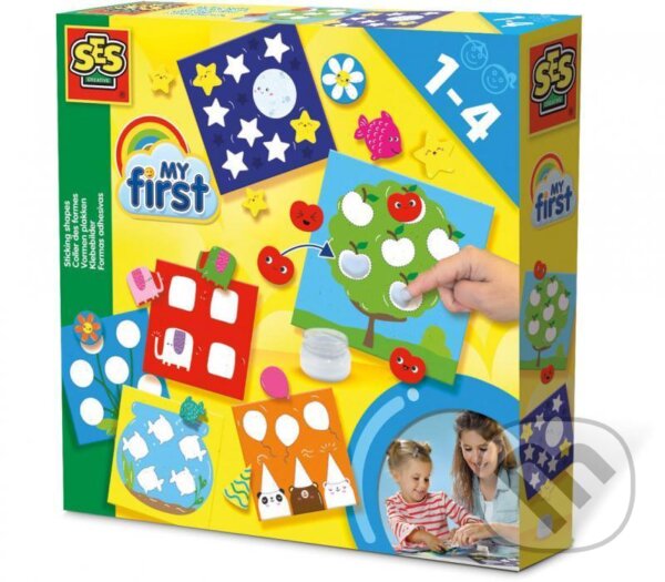 Společenská hra: Lepení tvarů (SES Creative). SES Creative, 2020