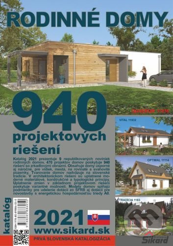 Levně Rodinné domy 2021 (940 projektových riešení)