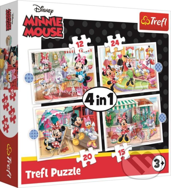 Levně Minnie s přáteli 4v1 - puzzle z kategorie Disney