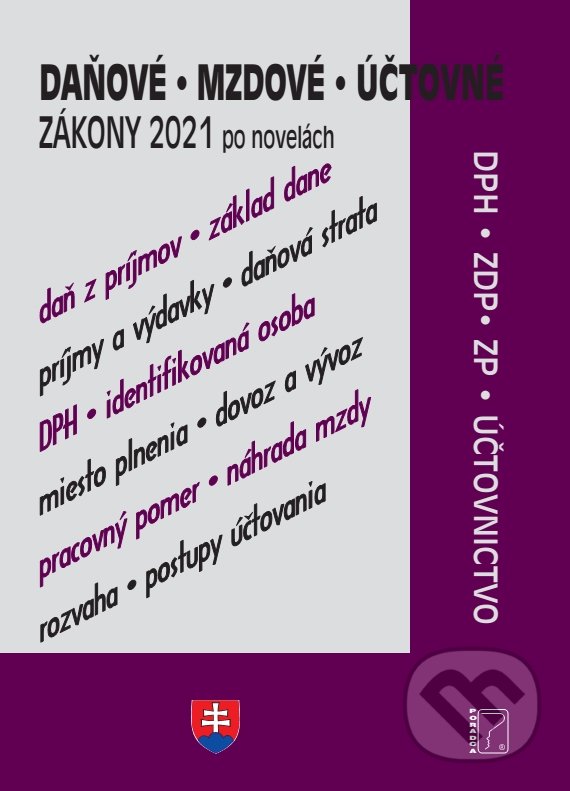 Levně Daňové zákony (2021) (Daňové, účtovné, mzdové zákony 2021 po novelách) - kniha z kategorie Účtovníctvo a dane