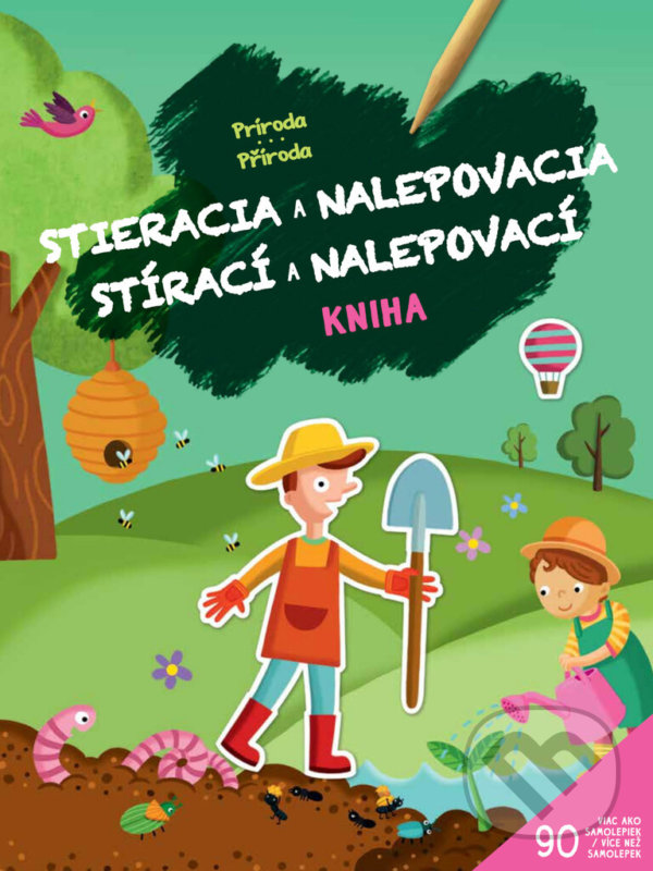 Levně Príroda - Stieracia a nalepovacia kniha / Příroda - Stírací a nalepovací kniha - kniha z kategorie Samolepky