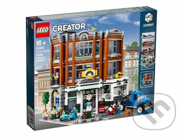 Spoločenská hra: Rohová garáž (LEGO). LEGO, 2021