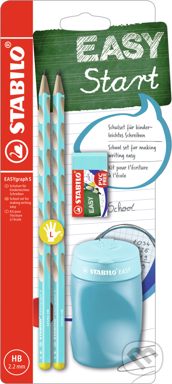 STABILO EASYgraph Školní set pro leváky modrý