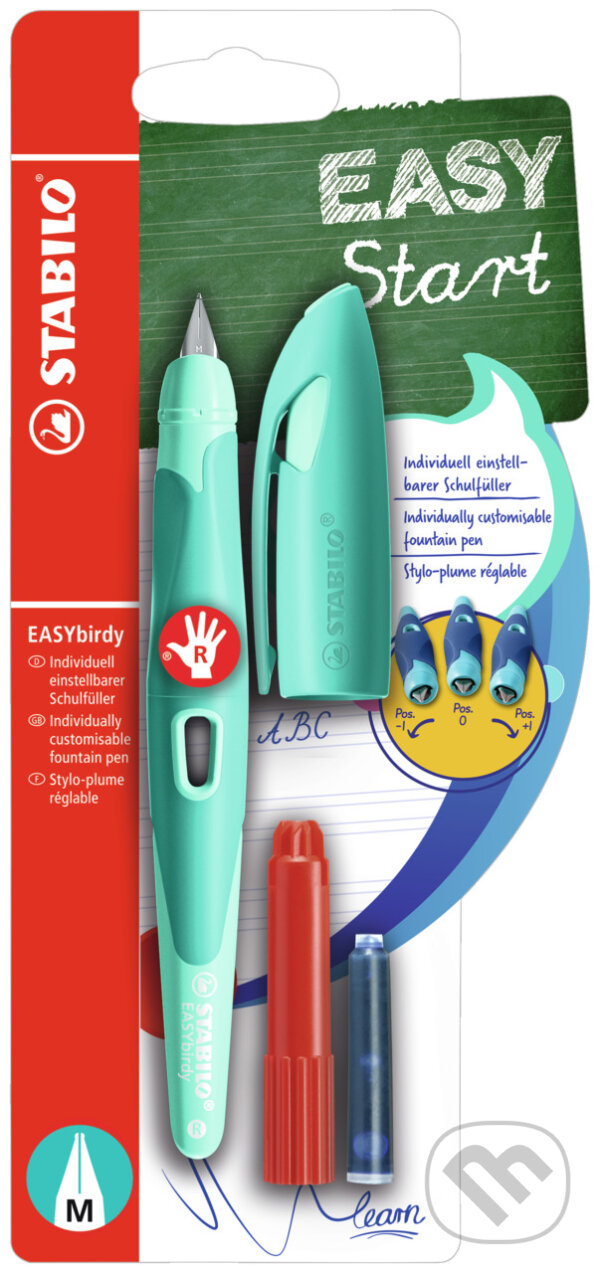 Levně STABILO EASYbirdy Pastel Edition vo farbe aqua zelená / mentolová P