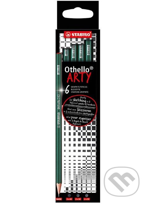 Levně STABILO Othello - ARTY - balenie 6 ks - tvrdá tvrdosť