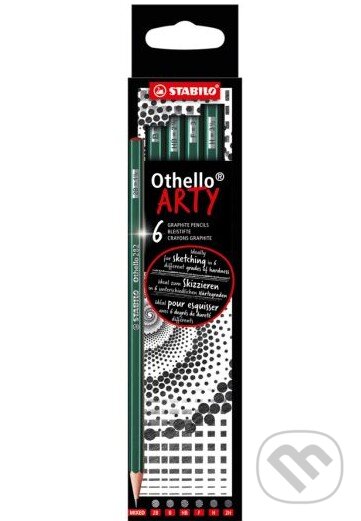 Levně STABILO Othello - ARTY - balenie 6 ks - zmiešaná tvrdosť