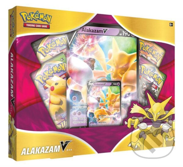 Spoločenská hra: Pokémon TCG: Alakazam V Box (ADC BF). ADC BF, 2021