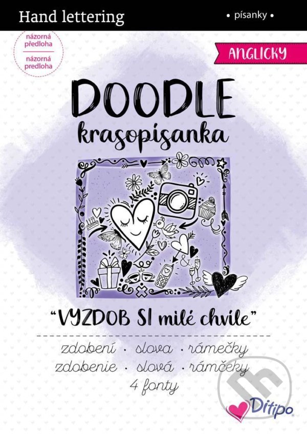 Levně Doodle Krasopísanka - Vyzdob si milé chvíle - kniha z kategorie Učebnice a slovníky