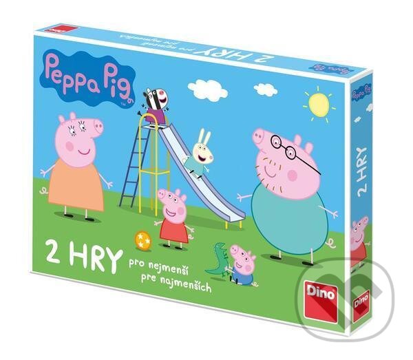 Levně Prasátko Peppa pojď si hrát a klouzačky - hra z kategorie Klasické hry