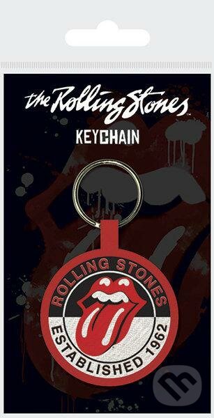 Levně Klíčenka textilní Rolling Stones