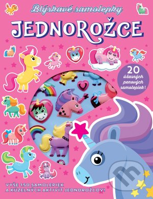 Levně Blýskavé samolepky: Jednorožce - kniha z kategorie Samolepky