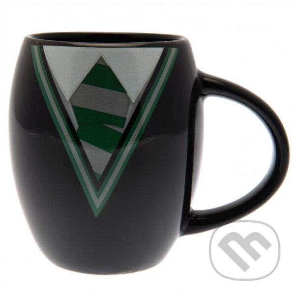 Levně Černý keramický oválný hrnek Harry Potter: Slytherin Uniform