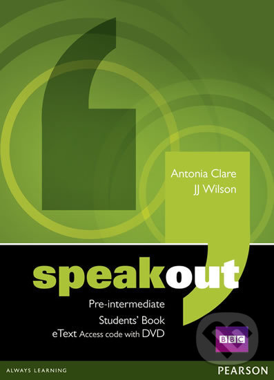 Kniha: Speakout Pre-Intermediate Students´ Book (J. J. Wilson). Pearson, 2013
