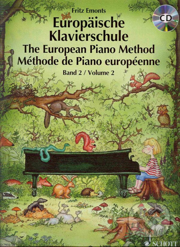 Evropská klavirní škola 2. + CD - Fritz Emonts, SCHOTT MUSIC PANTON s.r.o., 2003