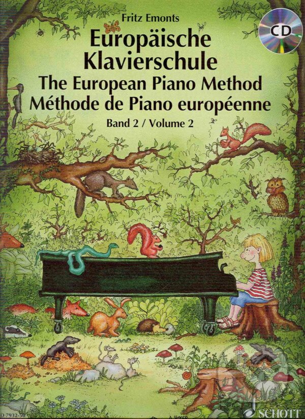 Levně Evropská klavirní škola 2. + CD (klavír) - Fritz Emonts - kniha z kategorie Škola hrania