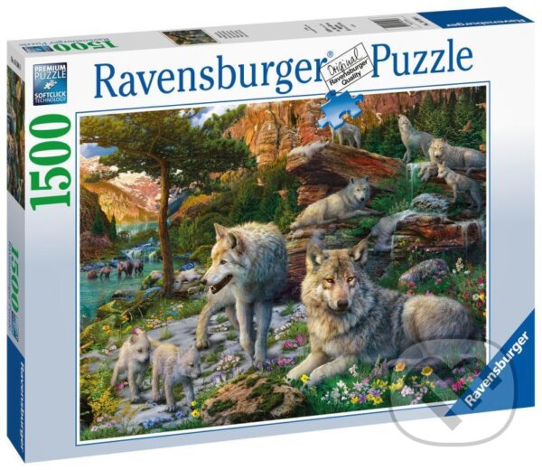 Levně Jarní vlci - puzzle z kategorie Zvieratá
