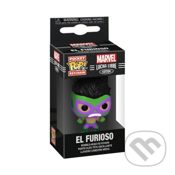 Levně Funko POP Keychain: Marvel Luchadores - Hulk (klíčenka)