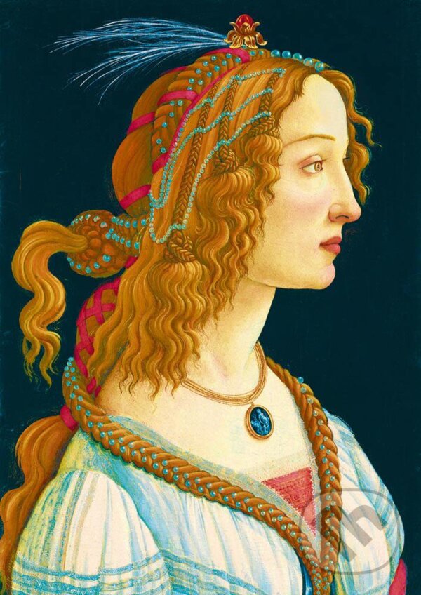 Levně Sandro Botticelli - Idealized Portrait of a Lady, 1480 - puzzle z kategorie Umelecké