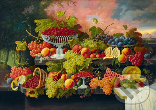 Levně Severin Roesen - Still Life, 1867 - puzzle z kategorie Umelecké