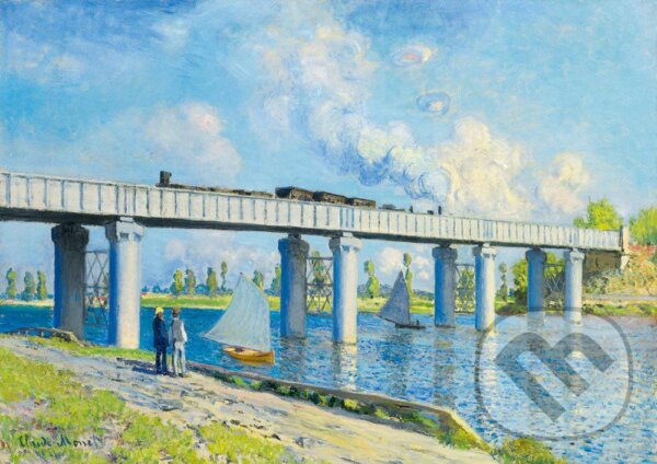 Levně Claude Monet -Railway Bridge at Argenteuil, 1873 - puzzle z kategorie Umelecké