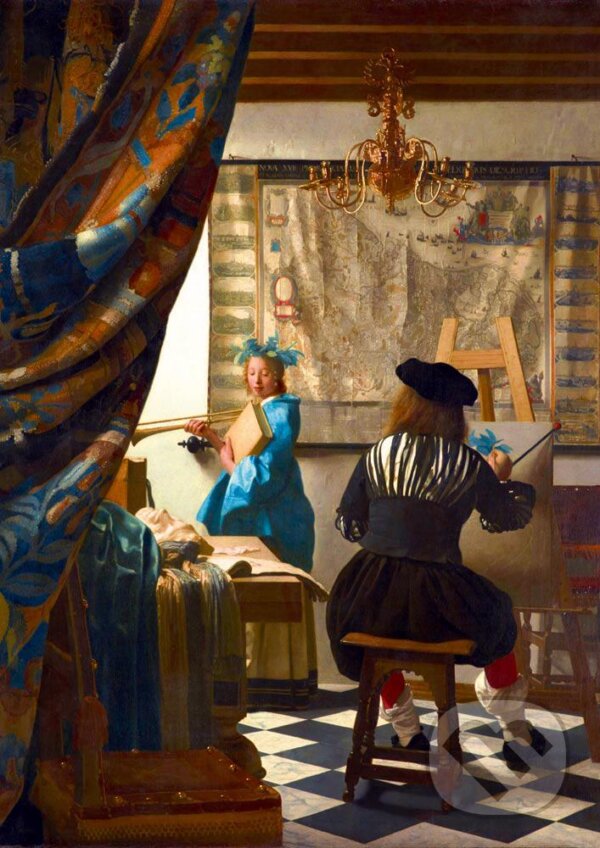 Levně Johannes Vermeer - Art of Painting, 1668 - puzzle z kategorie Umelecké