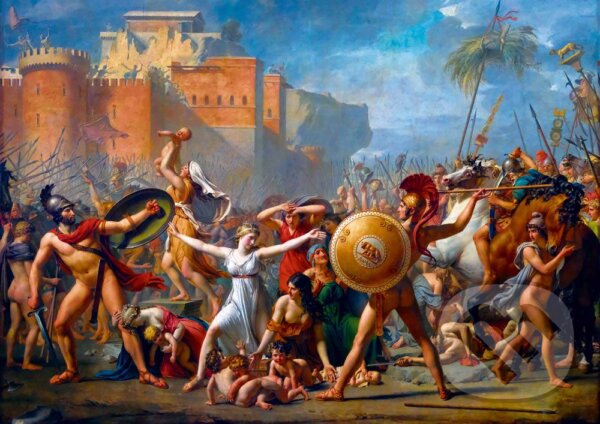 Levně Jacques-Louis David - The Intervention of the Sabine Women, 1799 - puzzle z kategorie Umelecké